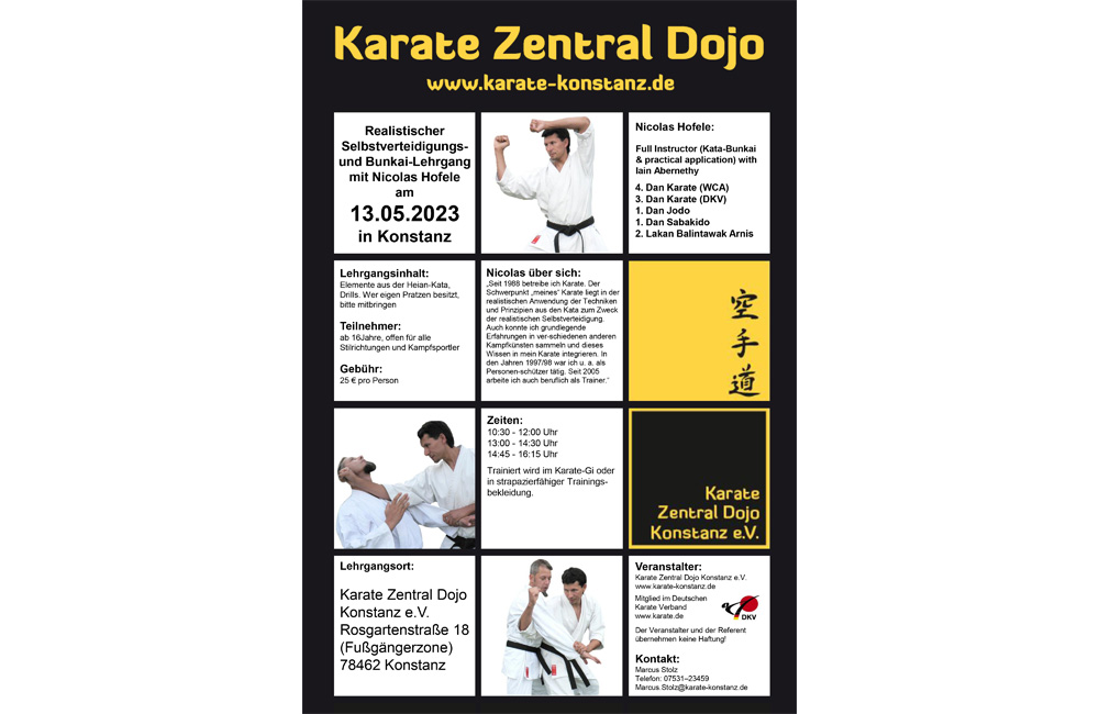 Karate Zentral Dojo Konstanz